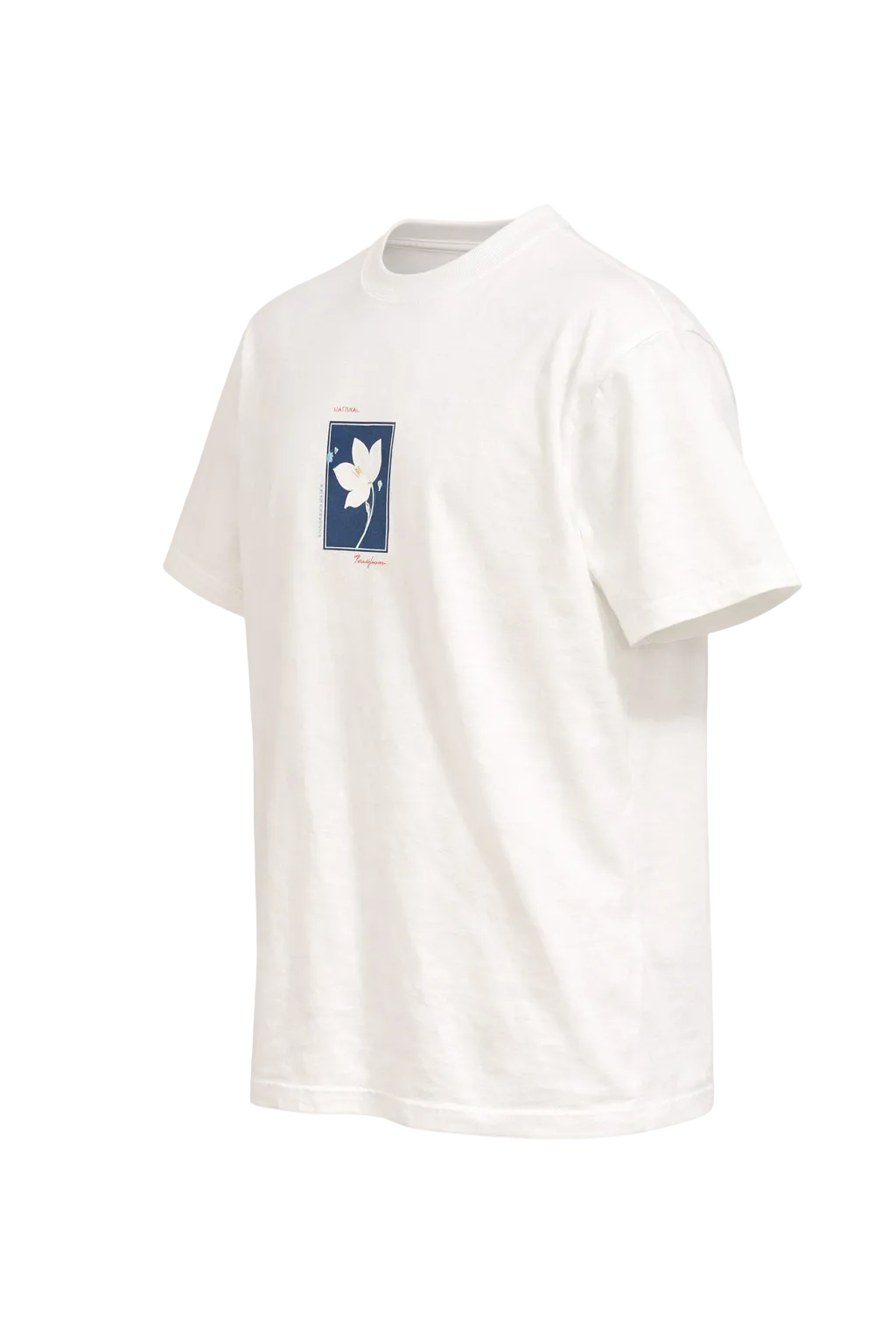 Памучна тениска с артистичен принт