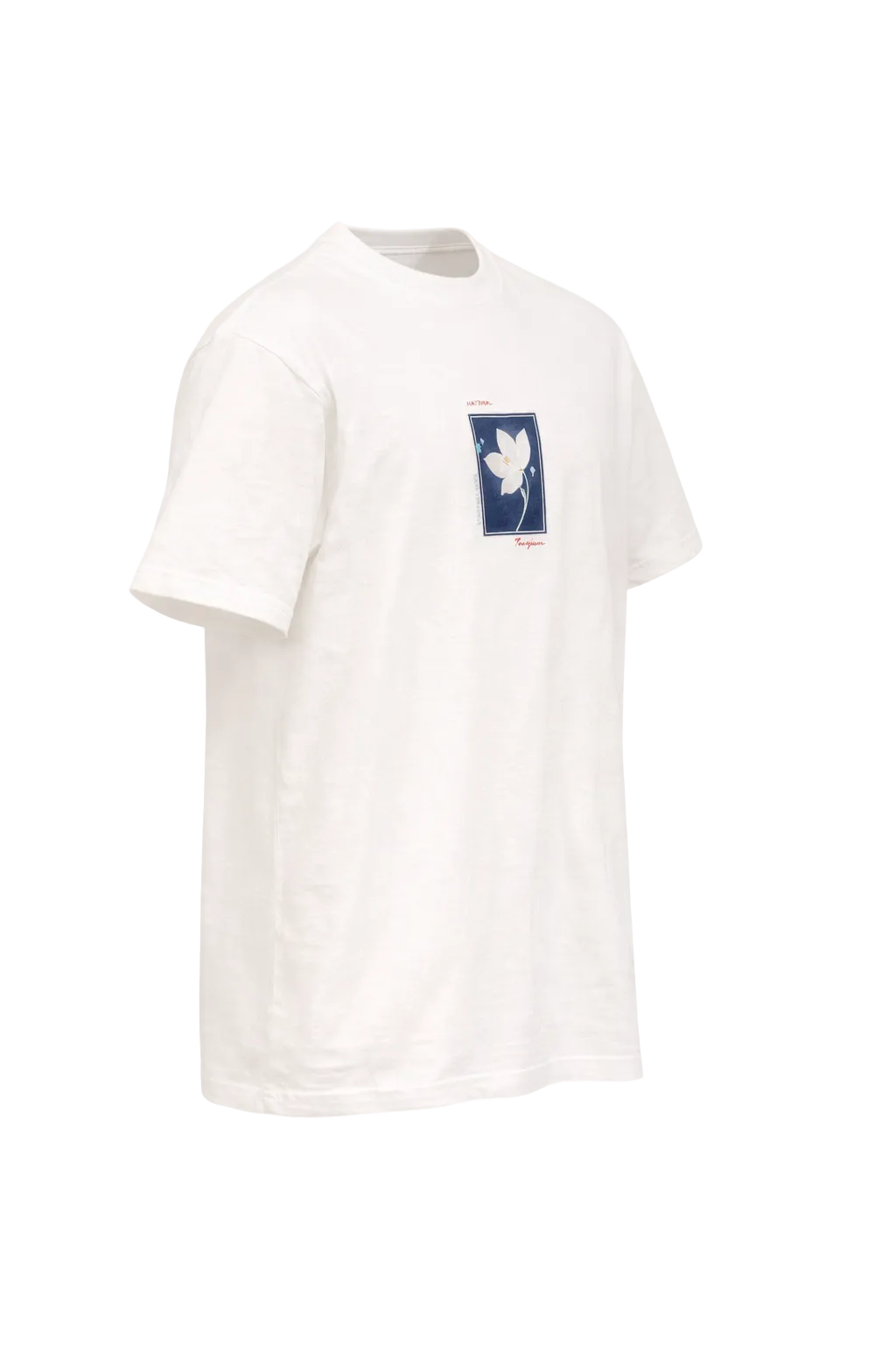 Памучна тениска с артистичен принт