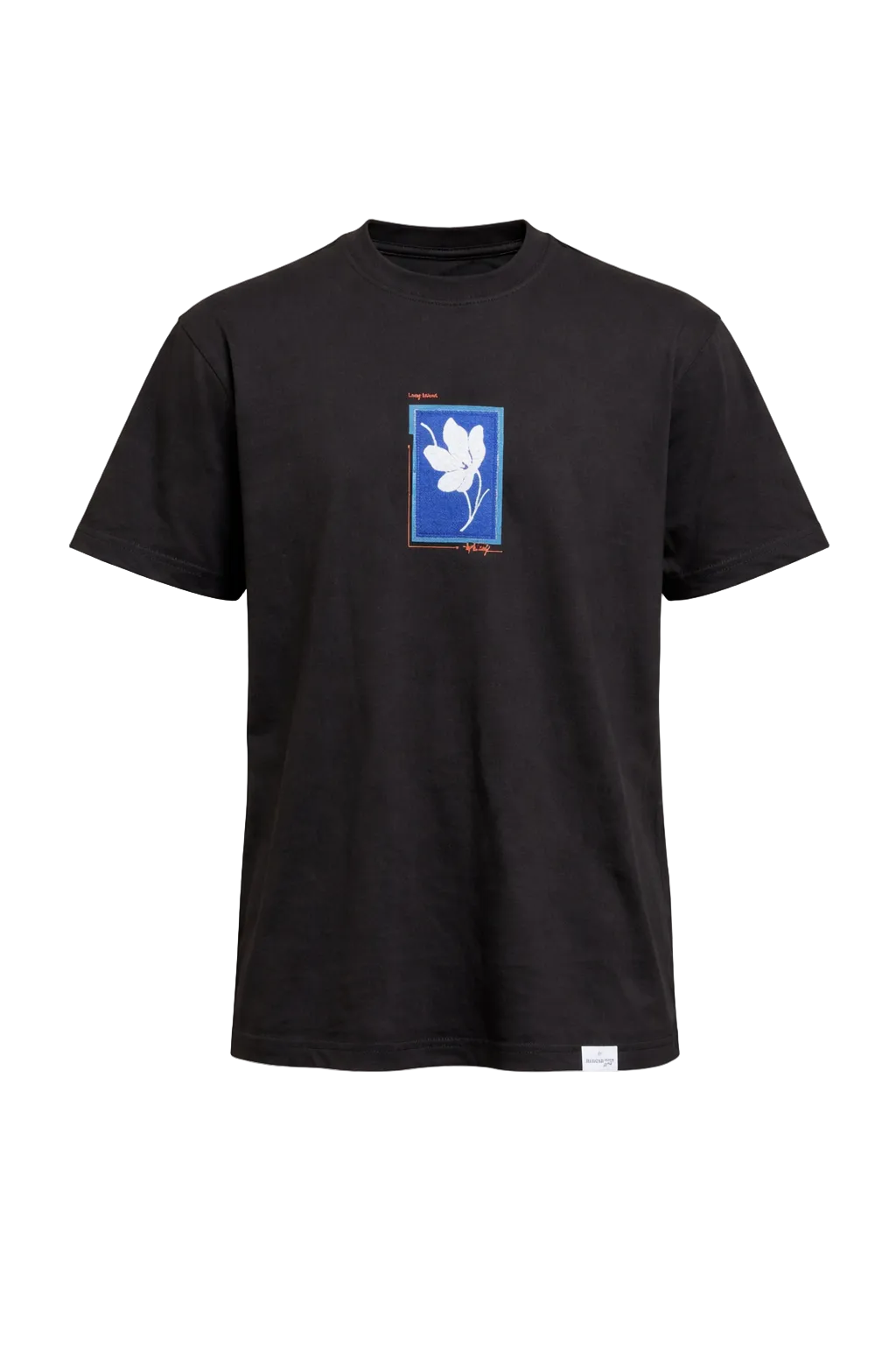 Памучна тениска с артистичен принт