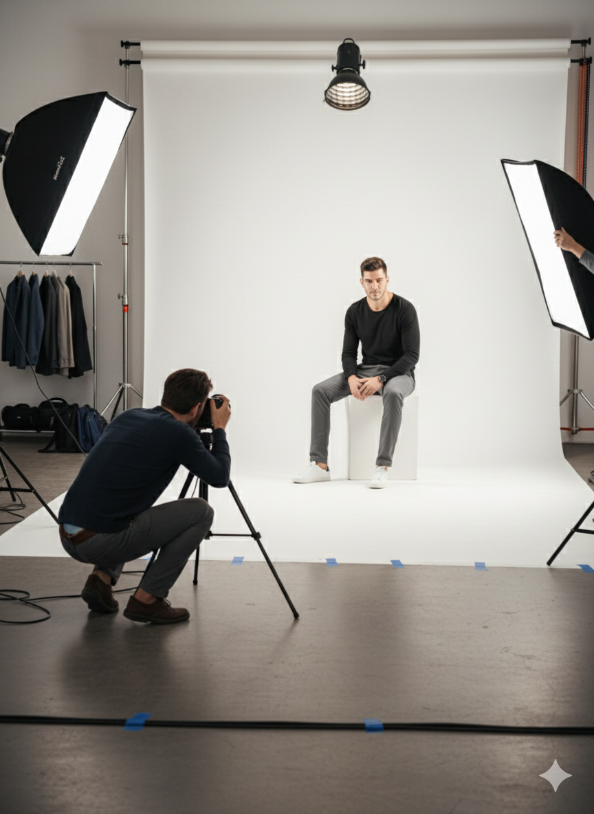 Мъжка премиум памучна блуза с дълъг ръкав