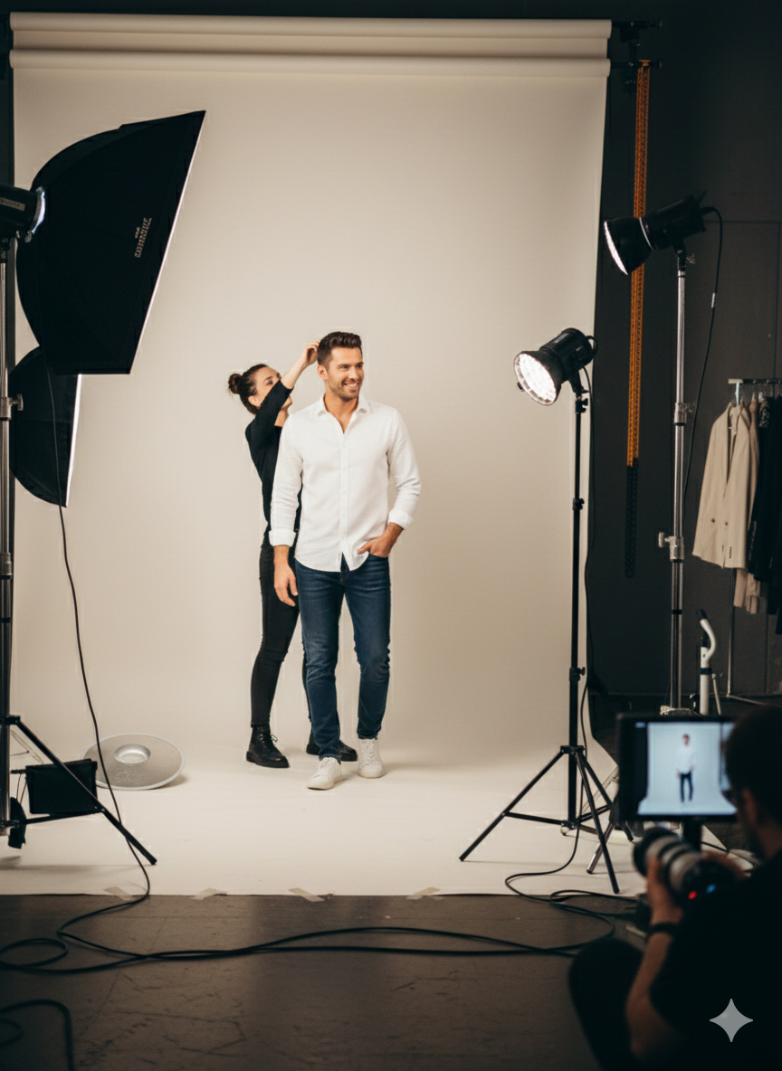 Премиум риза от ленено-памучна материя