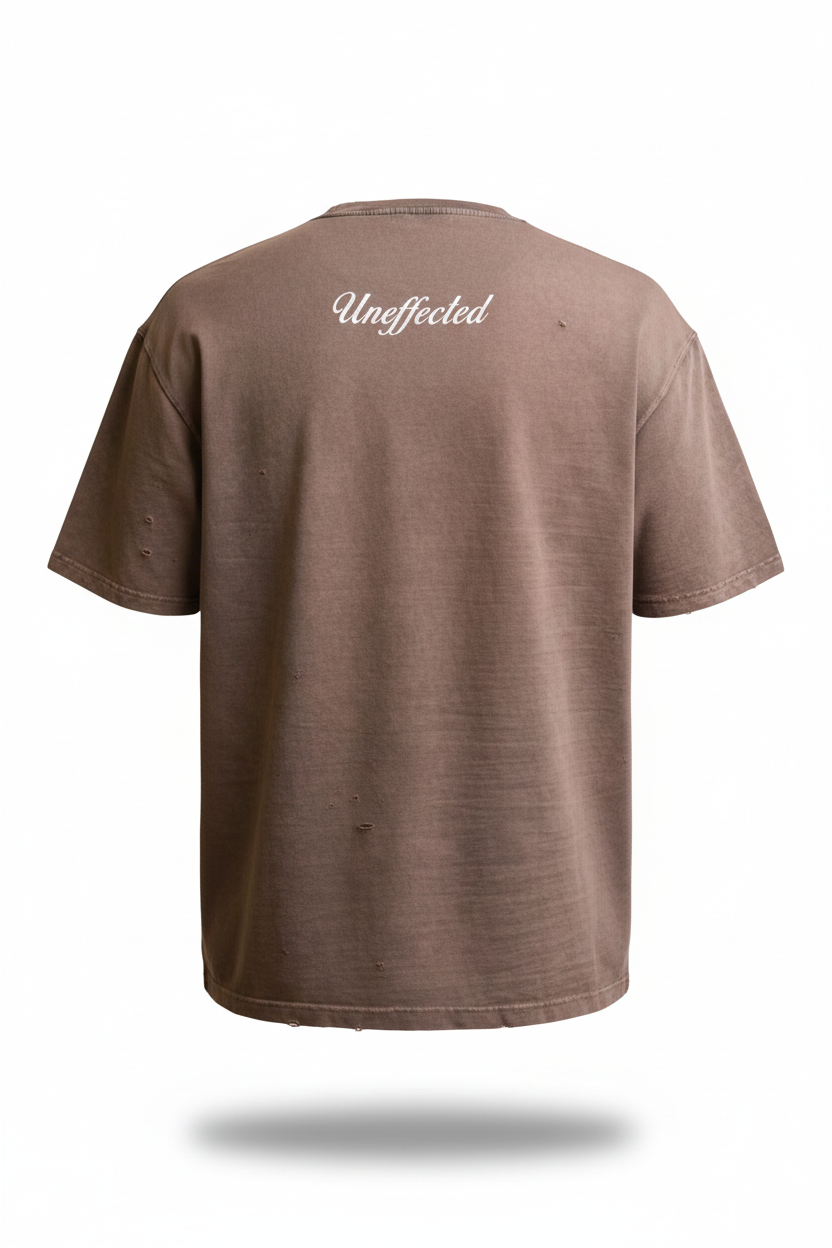 Мъжка Oversize тениска с distressed ефект