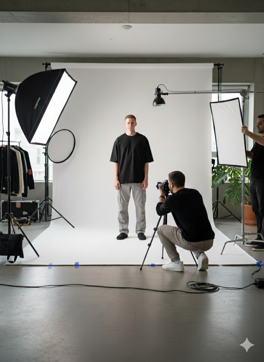 Мъжка тениска от 100% памук с джоб и връзки