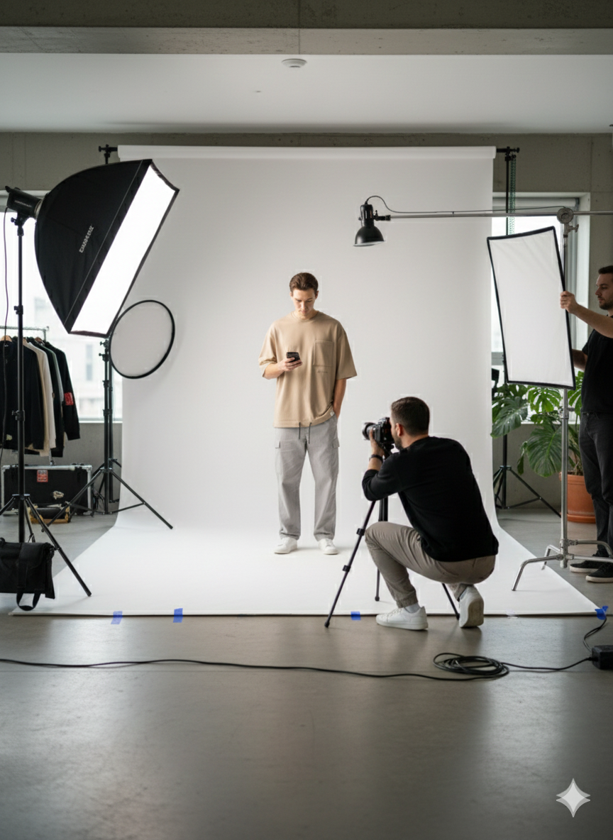 Мъжка тениска от 100% памук с джоб и връзки