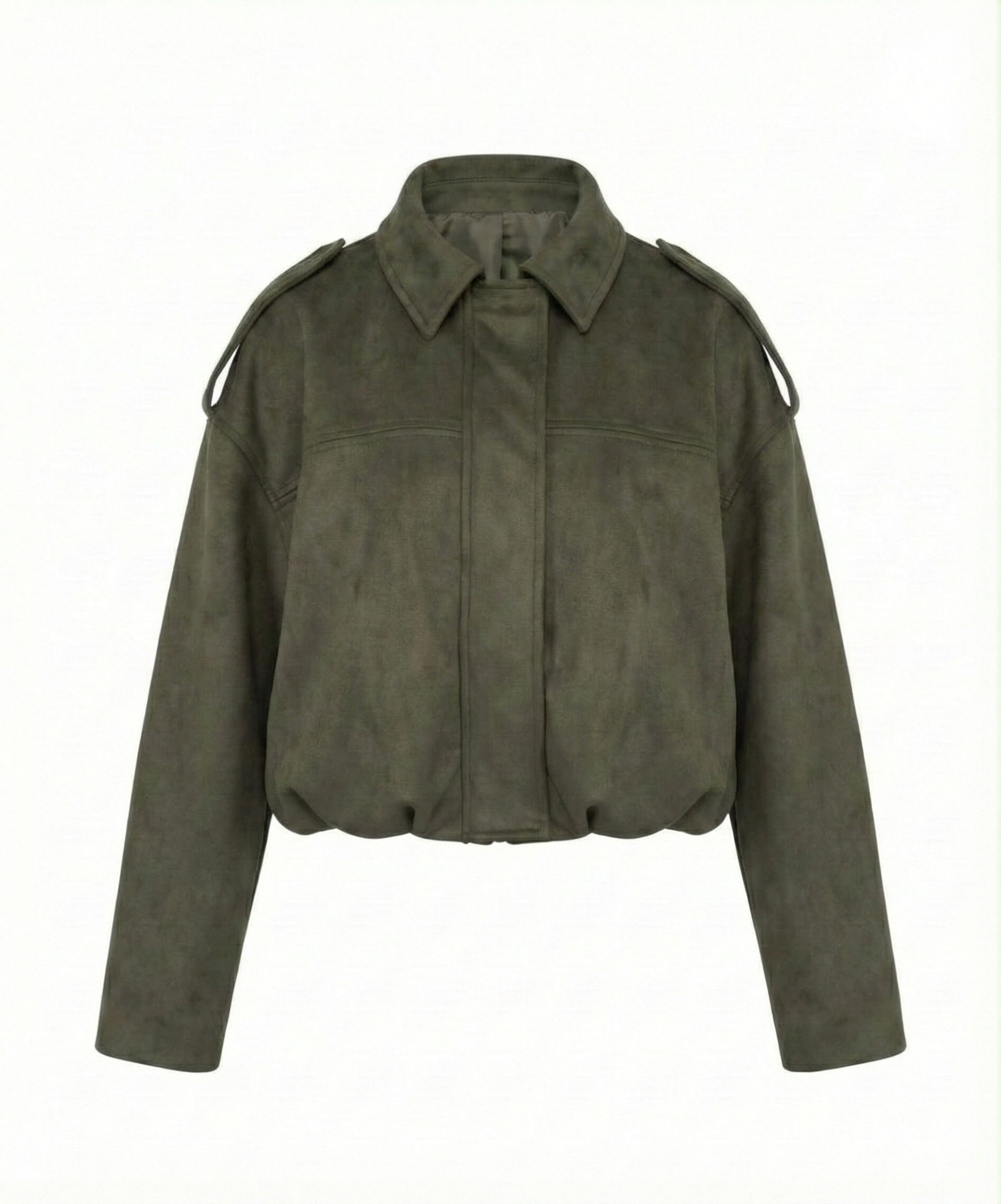 Дамско велурено яке тип бомбър