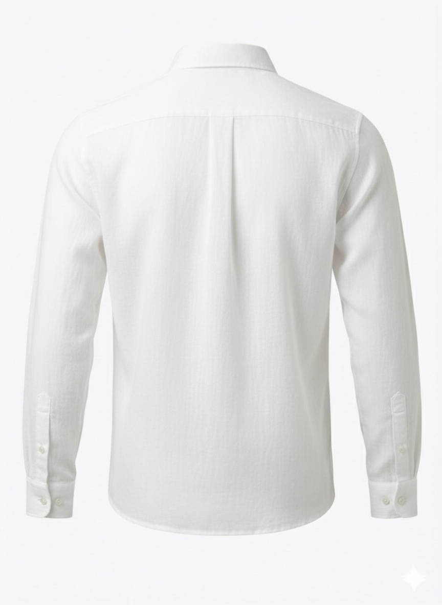 Премиум риза от ленено-памучна материя