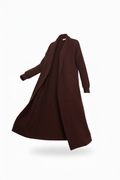 Long knitted cardigan with an open silhouette