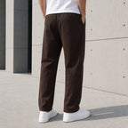 Стилни мъжки панталони с еластична талия и връзки - Pantalon3 lifestyle back