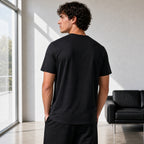 Стилна мъжка тениска с изчистен дизайн - Shirt3 lifestyle back