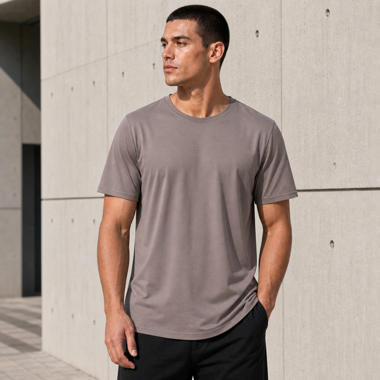 Стилна мъжка тениска с изчистен дизайн - Shirt4 lifestyle front