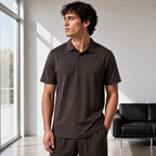 Стилна мъжка поло тениска - Shirt5 lifestyle front