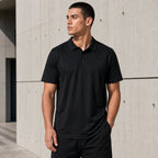Стилна мъжка поло тениска - Shirt7 lifestyle front