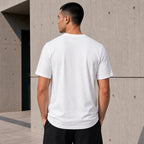 Cotton T-shirt with artistic print